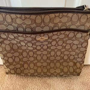 Coach Purse Brown Leather